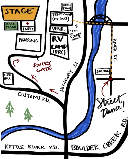 Stotts Festival Grounds map